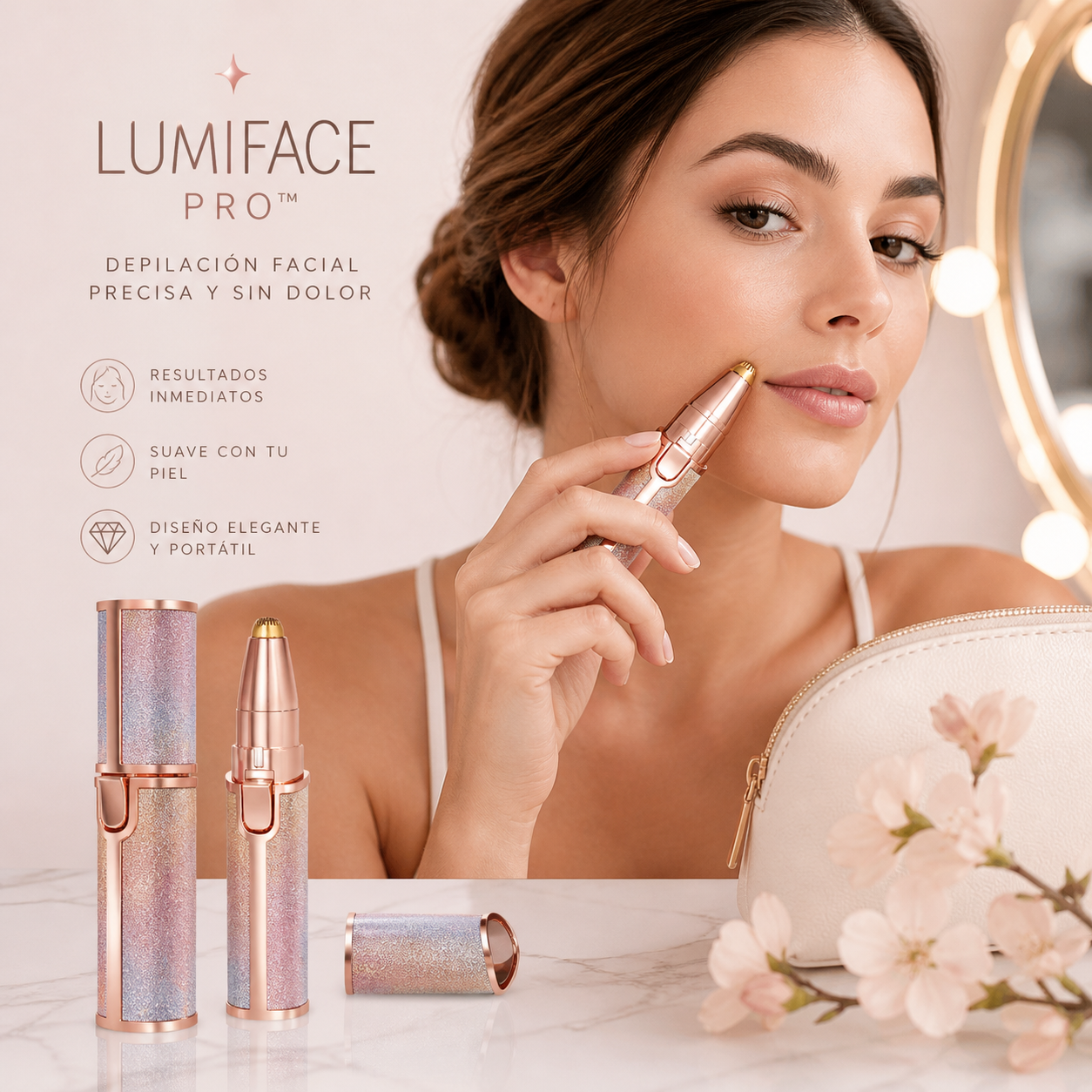 LumiFace Pro™ Depiladora Facial