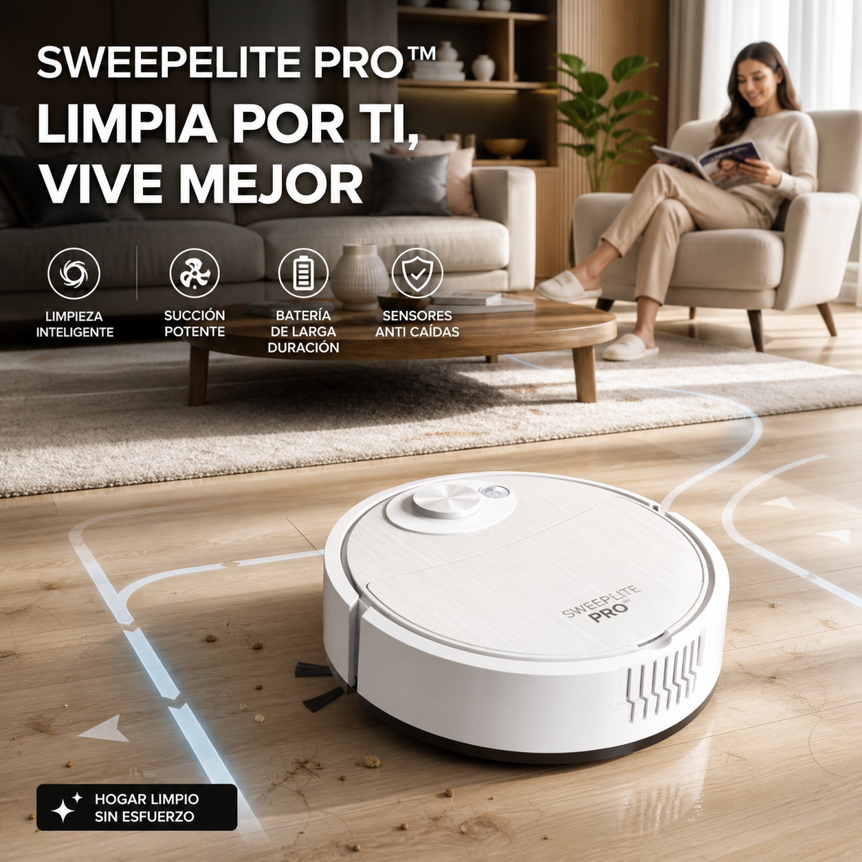 SweepElite Pro™ – Robot Aspirador