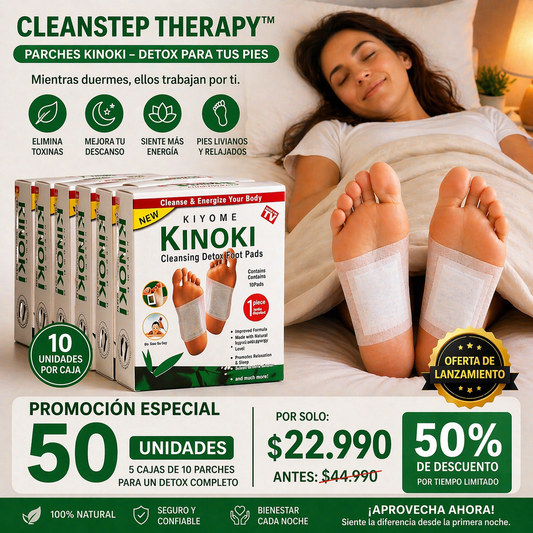 CLEANSTEP THERAPY™ - PARCHE KINOKI