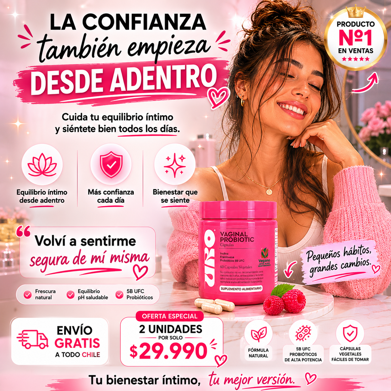 PUREFEM PROBIOTIC™ Uro Probioticos Original