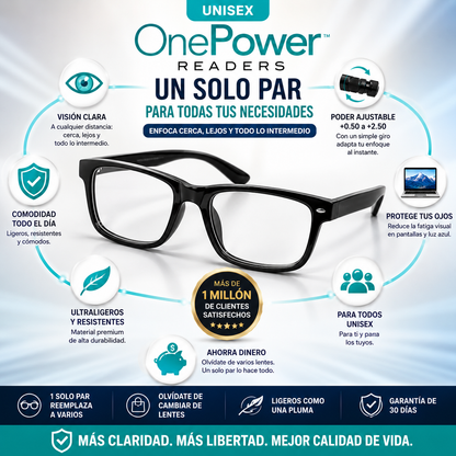 VisionFlex™ LENTES ONE POWER
