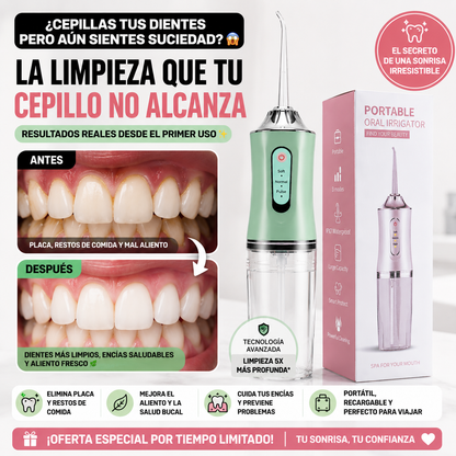 AQUASMILE PRO™ IRRIGADOR BUCAL