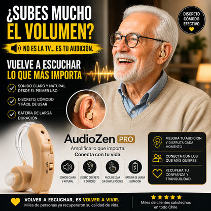 AudioZen Pro™ Audifono Amplificador