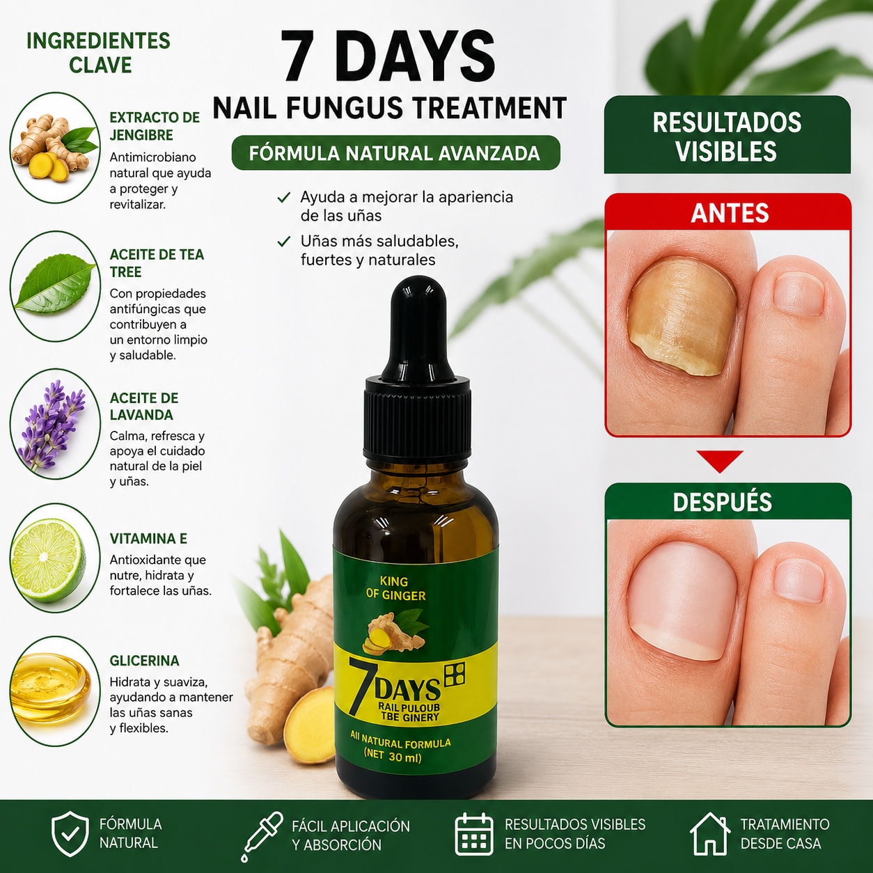 FungiFree™ Tratamiento 7 Dias