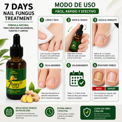 FungiFree™ Tratamiento 7 Dias