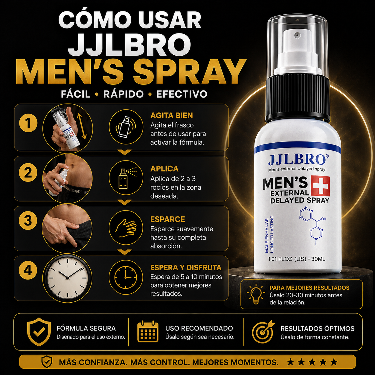 Duramax™ | Spray Masculino Potenciador Retardante