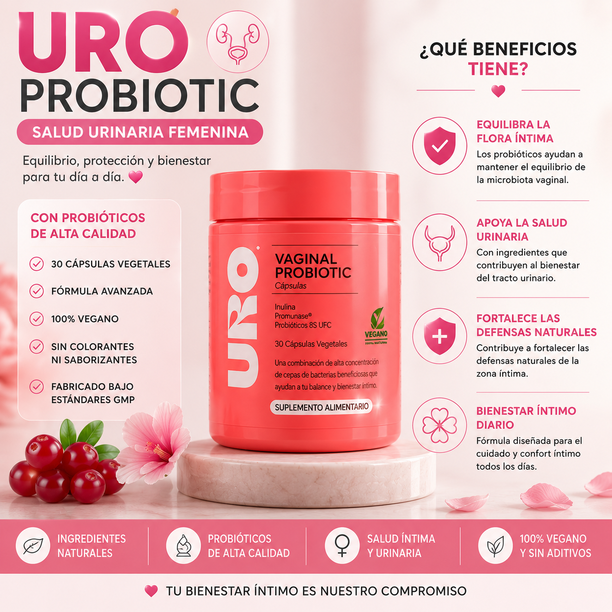 Pack Cuidado Femenino™ 3 productos, una rutina completa