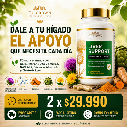 Liver Support™ | Formula para desintoxicar tu higado y perder peso