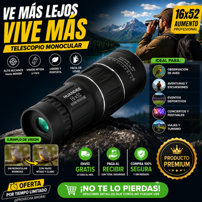 Telescopio Monocular™ Vision Optica HD