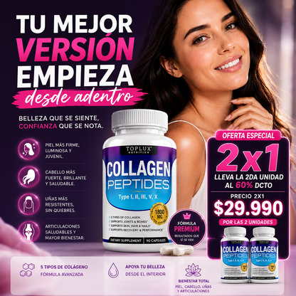 GlowFusion Collagen™ 5 Tipos