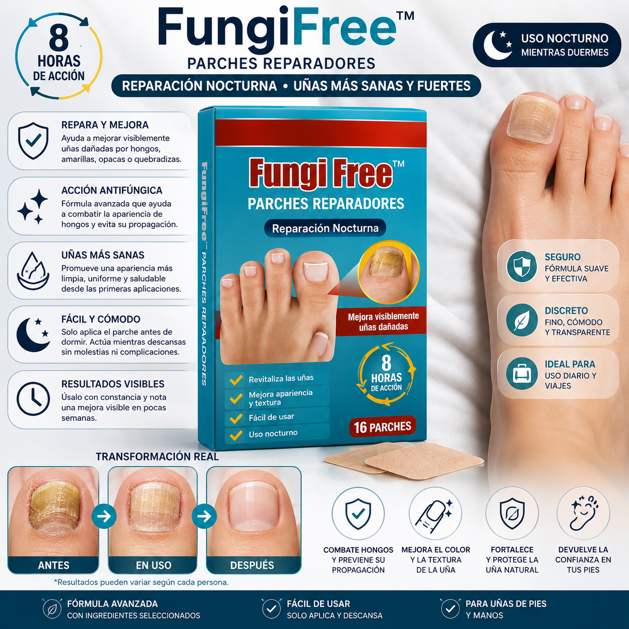 FungiFree™ Parches  Antihongos