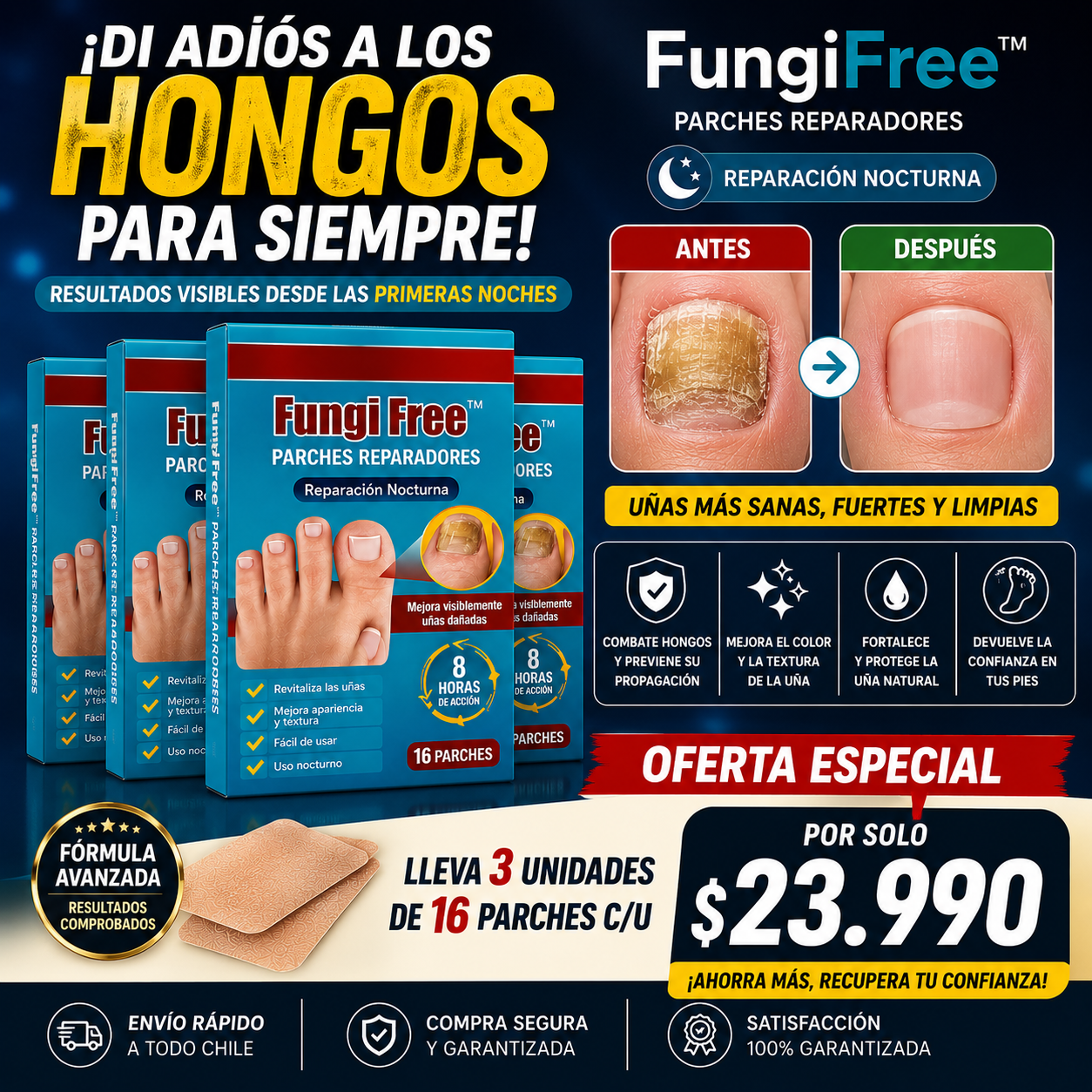 FungiFree™ Parches  Antihongos
