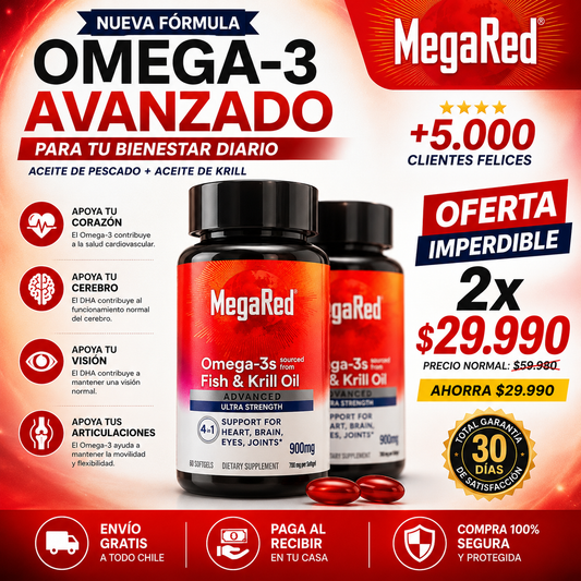 MegaRed™ | Omega-3 Fish & Krill Oil Advanced