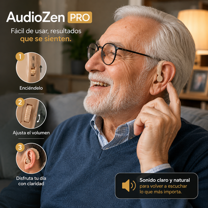 AudioZen Pro™ Audifono Amplificador