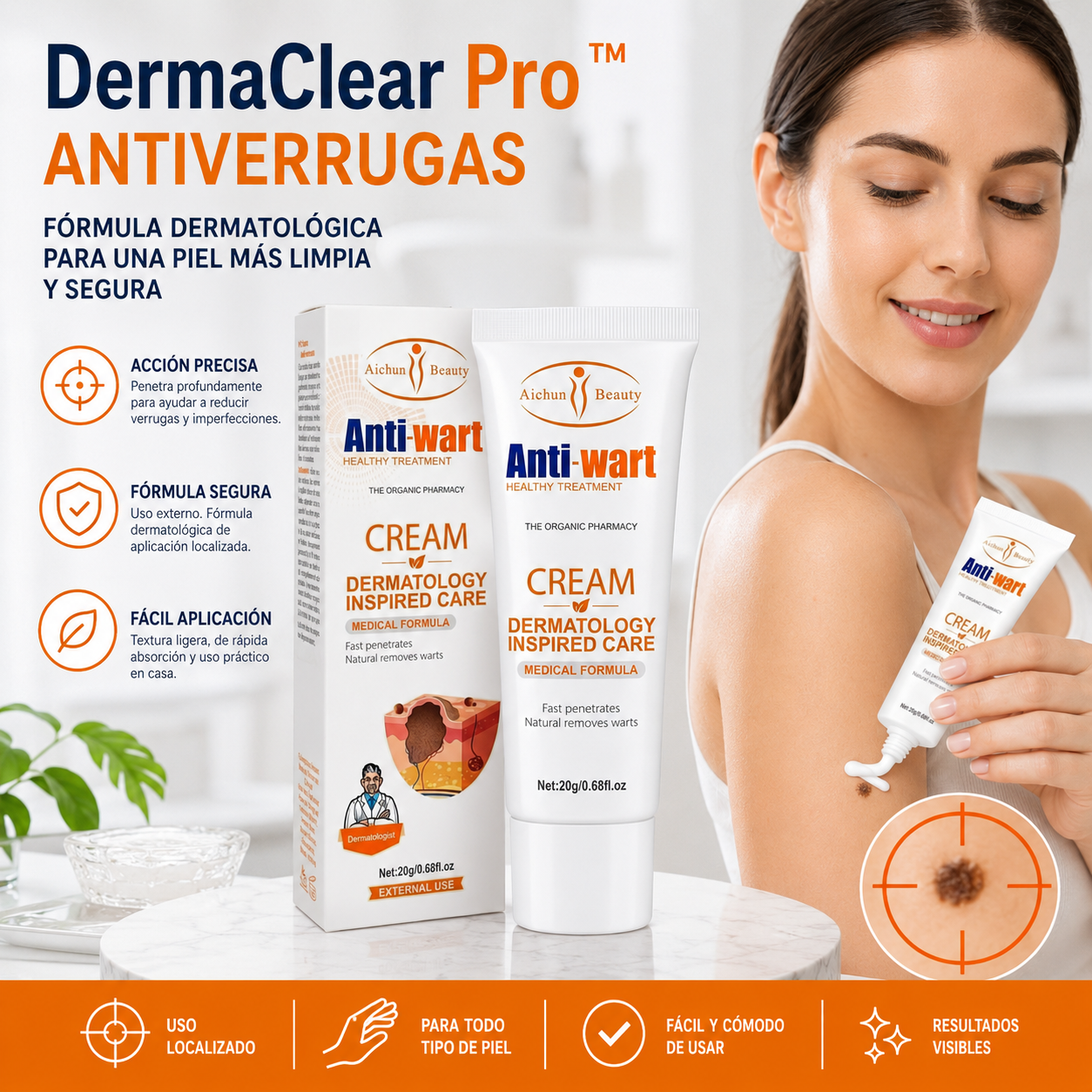 DermaClear Pro™ Antiverrugas