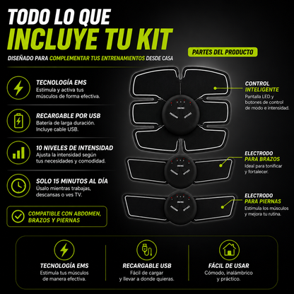 CorePulse™ Tonificador Muscular 3 en 1