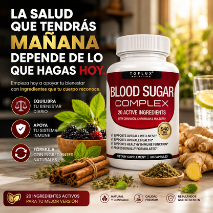 GlucoZen™  BLOOD SUGAR COMPLEX 940Mg