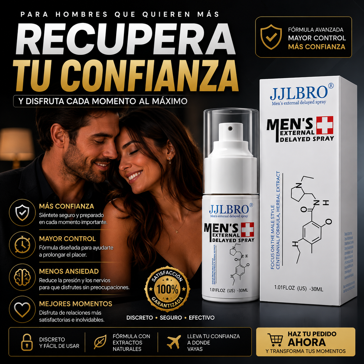 Duramax™ | Spray Masculino de Control y Confianza