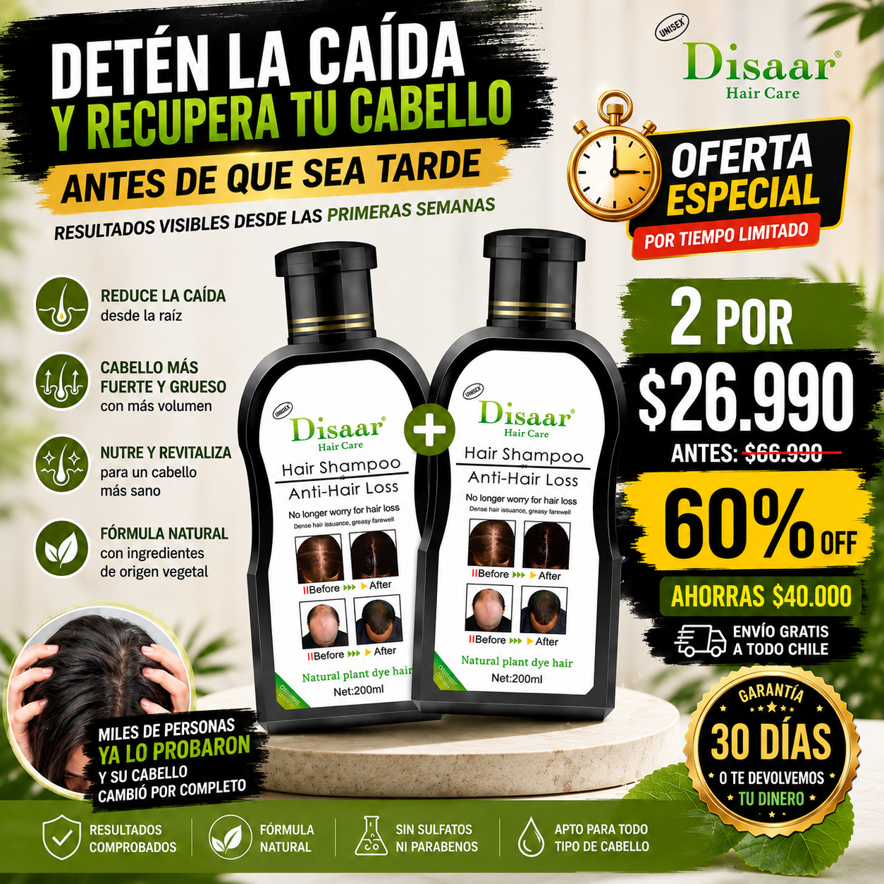 RevitaHair Pro™ Shampoo Anticaida 200 ML