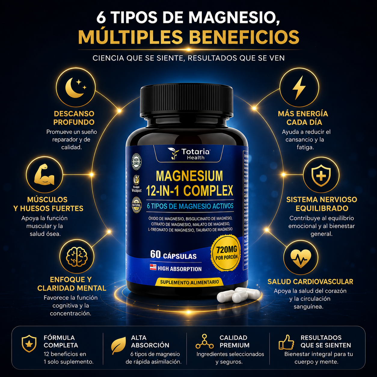Magnesium  Complex™ - PREMIUM DE MAGNESIO 12 EN 1