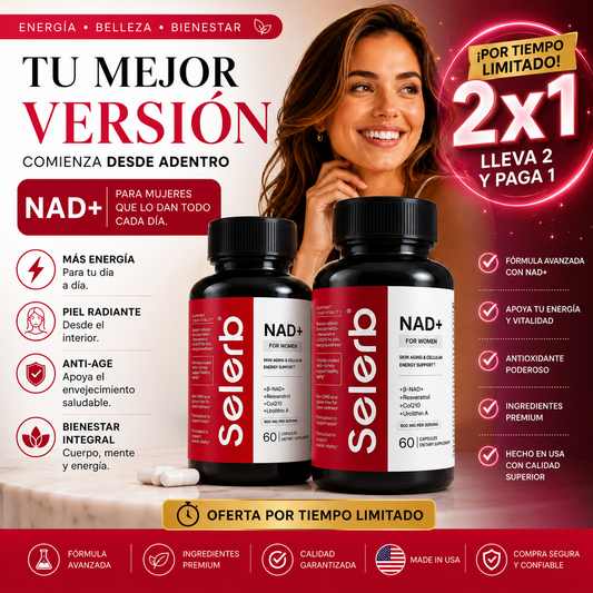 SELERB NAD+ FOR WOMAN 60 CAP