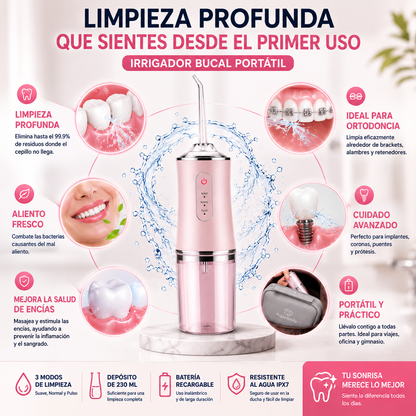 AQUASMILE PRO™ IRRIGADOR BUCAL