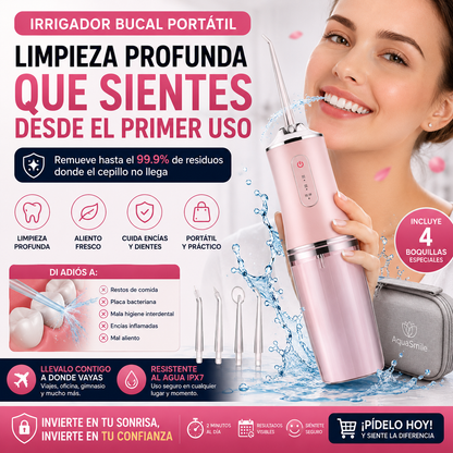 AQUASMILE PRO™ IRRIGADOR BUCAL