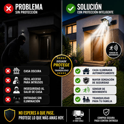 SafeGuard™ | Foco Solar Con sensor de Movimiento