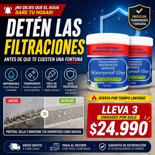 SealGuard™ | Sellador Impermeable Transparente 300GR