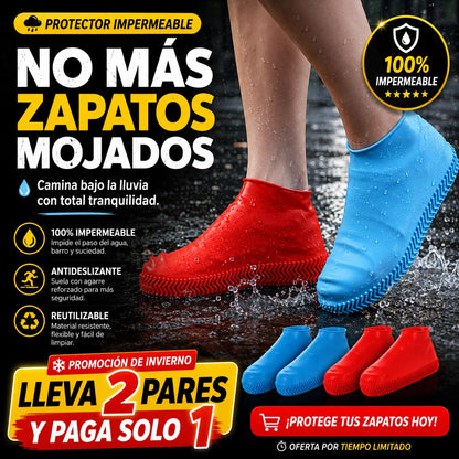 DryStep™ PACK 2 Pares Protector 100% impermeable para tu Calzado