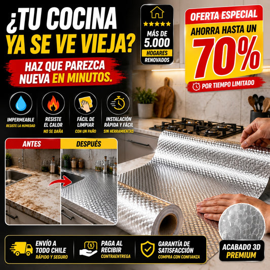 RenovaFilm™  Papel Tapiz Adhesivo 3D Premium 30x40cm