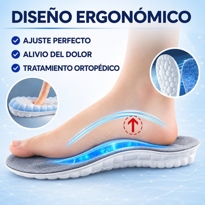 Plantillas 4D™ Alivio Diario para Pies Cansados y Fascitis Plantar