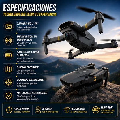 Dron Profesional Con Camara 4K Inteligente