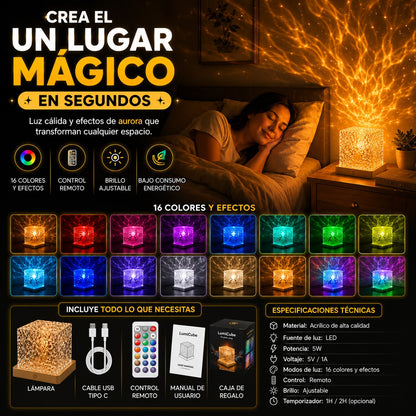Lámpara Aurora Boreal™ - Convierte cualquier rincón en un lugar mágico.