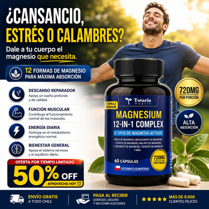Magnesium  Complex™ - PREMIUM DE MAGNESIO 12 EN 1