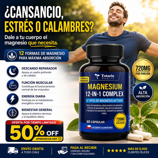 Magnesium  Complex™ - PREMIUM DE MAGNESIO 12 EN 1