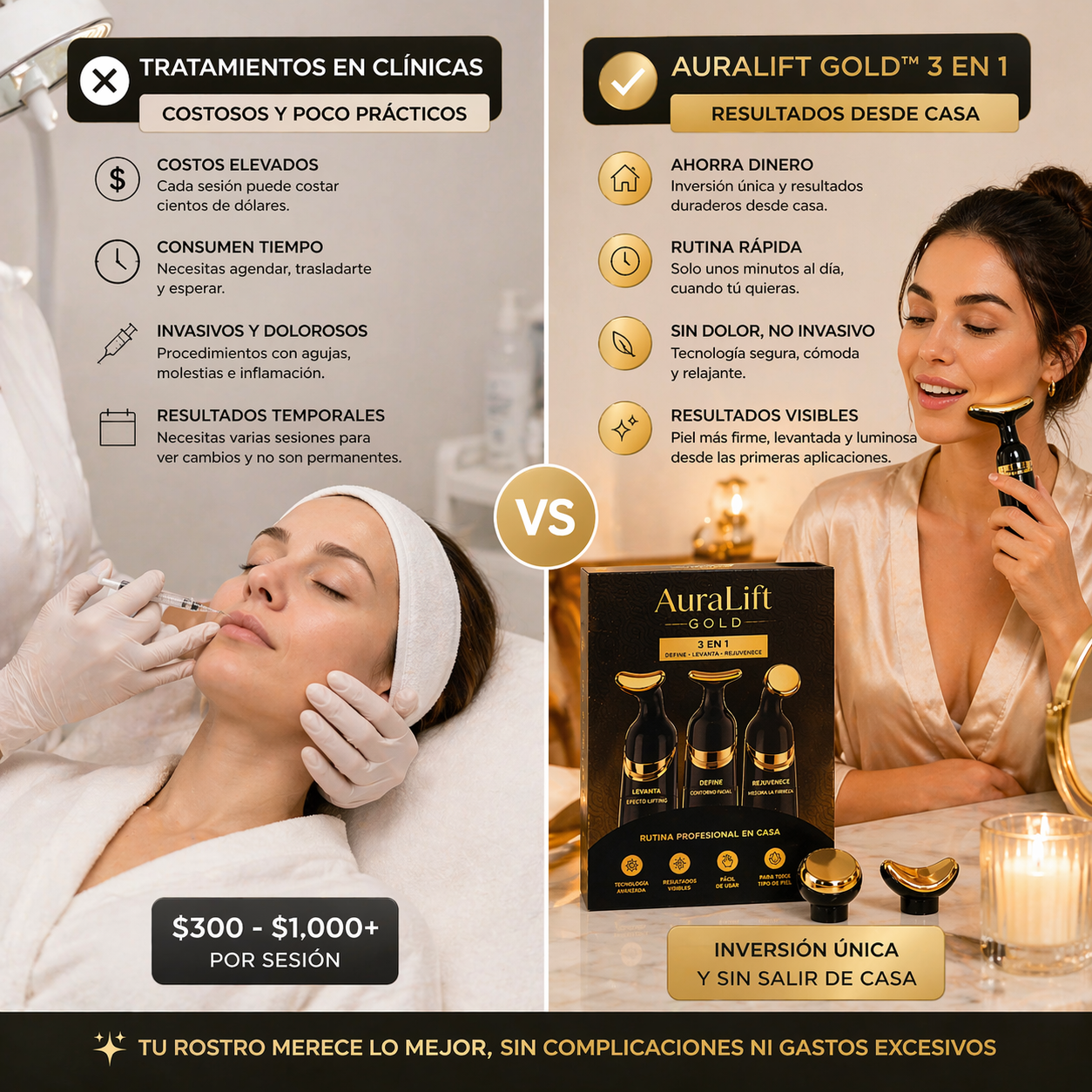 AURALIFT GOLD™ - 3 EN 1