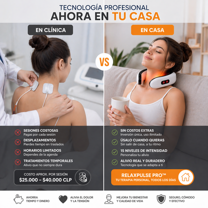 RELAXPULSE PRO™ - MASAJEADOR CERVICAL