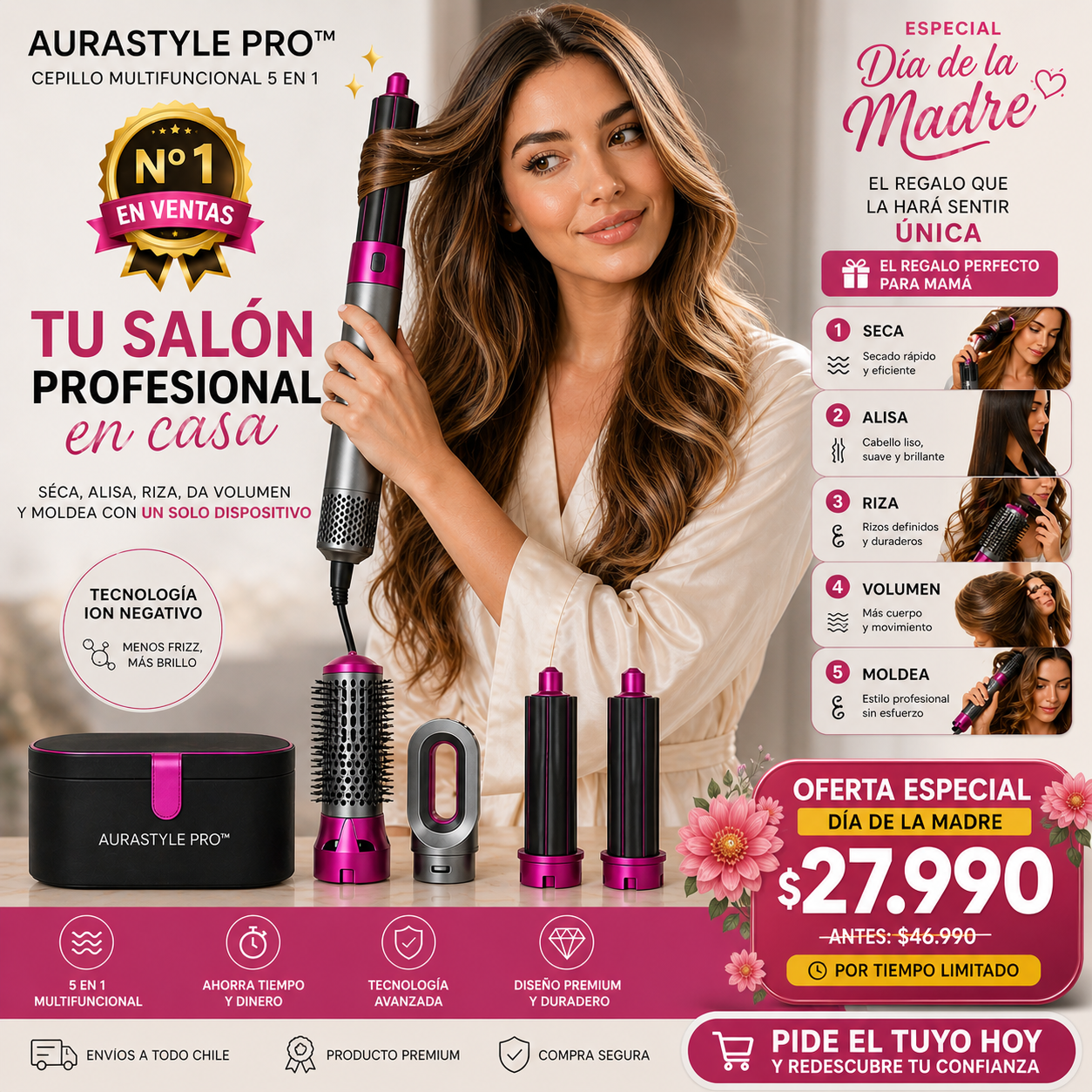 AuraStyle Pro™ 5 En 1