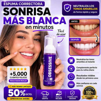 Obsessive v34™ PASTA DENTAL BLANQUEADORA 2x1