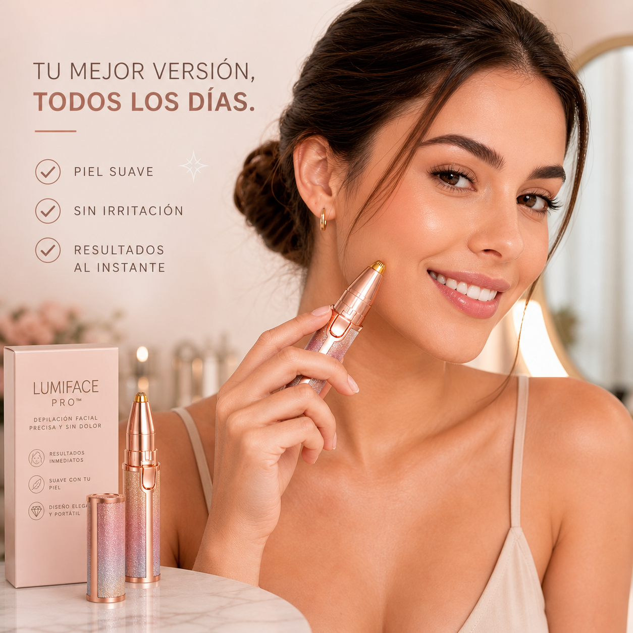 LumiFace Pro™ Depiladora Facial