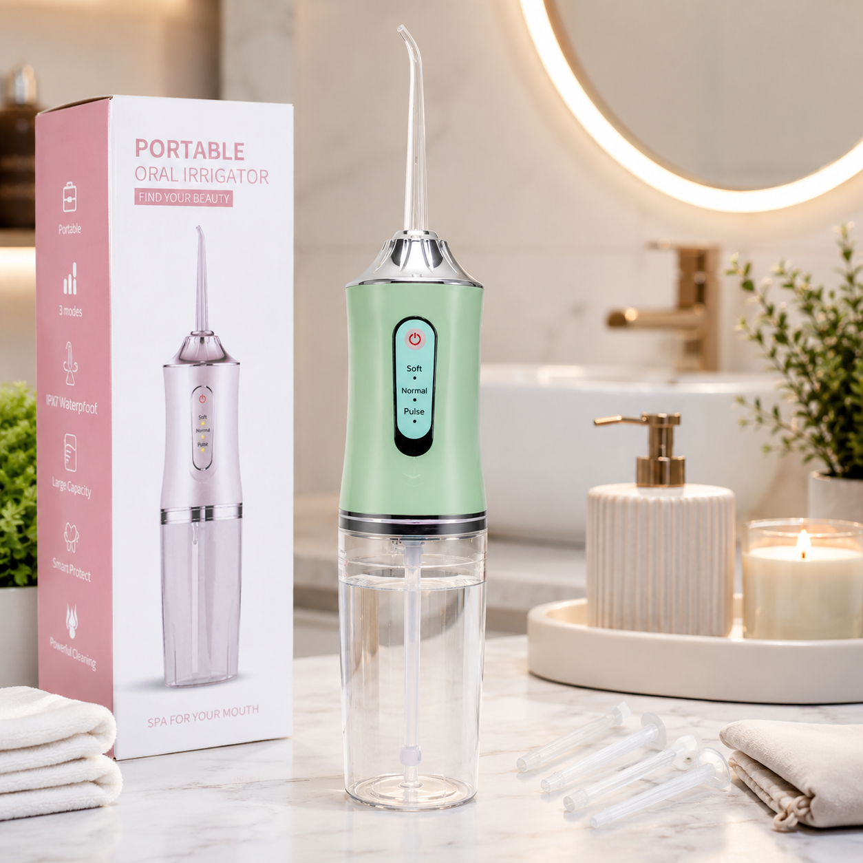 AQUASMILE PRO™ IRRIGADOR BUCAL