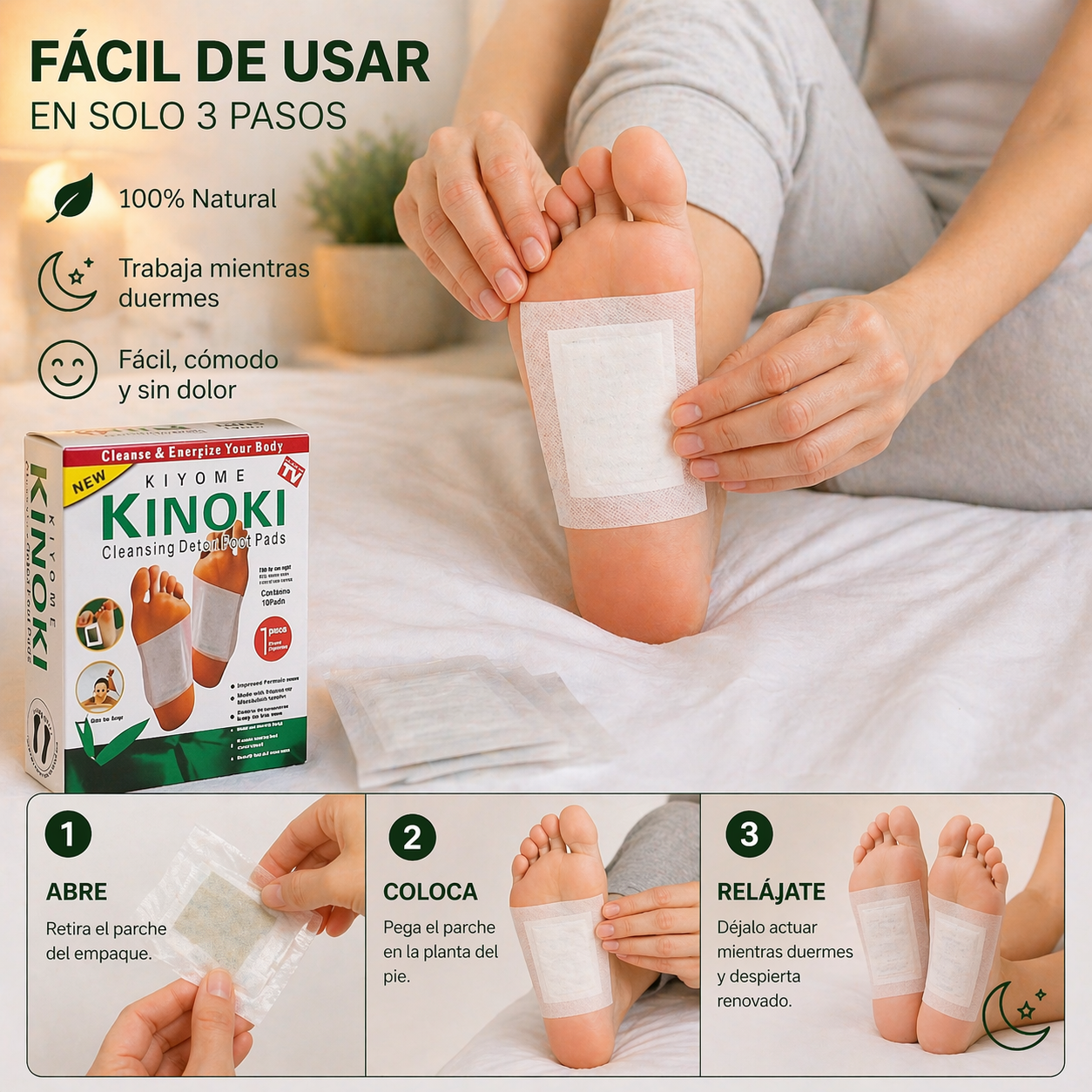 CLEANSTEP THERAPY™ - PARCHE KINOKI