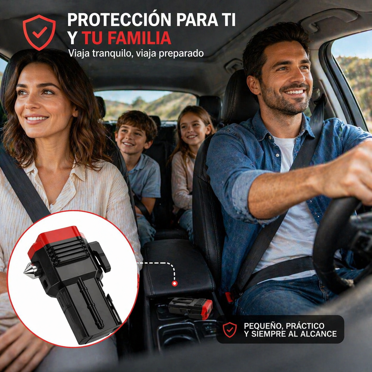 LINTERNA 4 EN 1 - AUTOSAFE PRO™