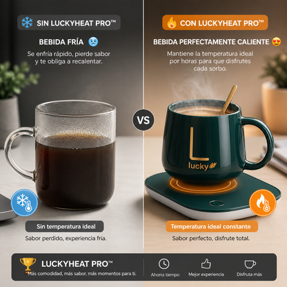 LuckyHeat Pro™ - Taza Electrica