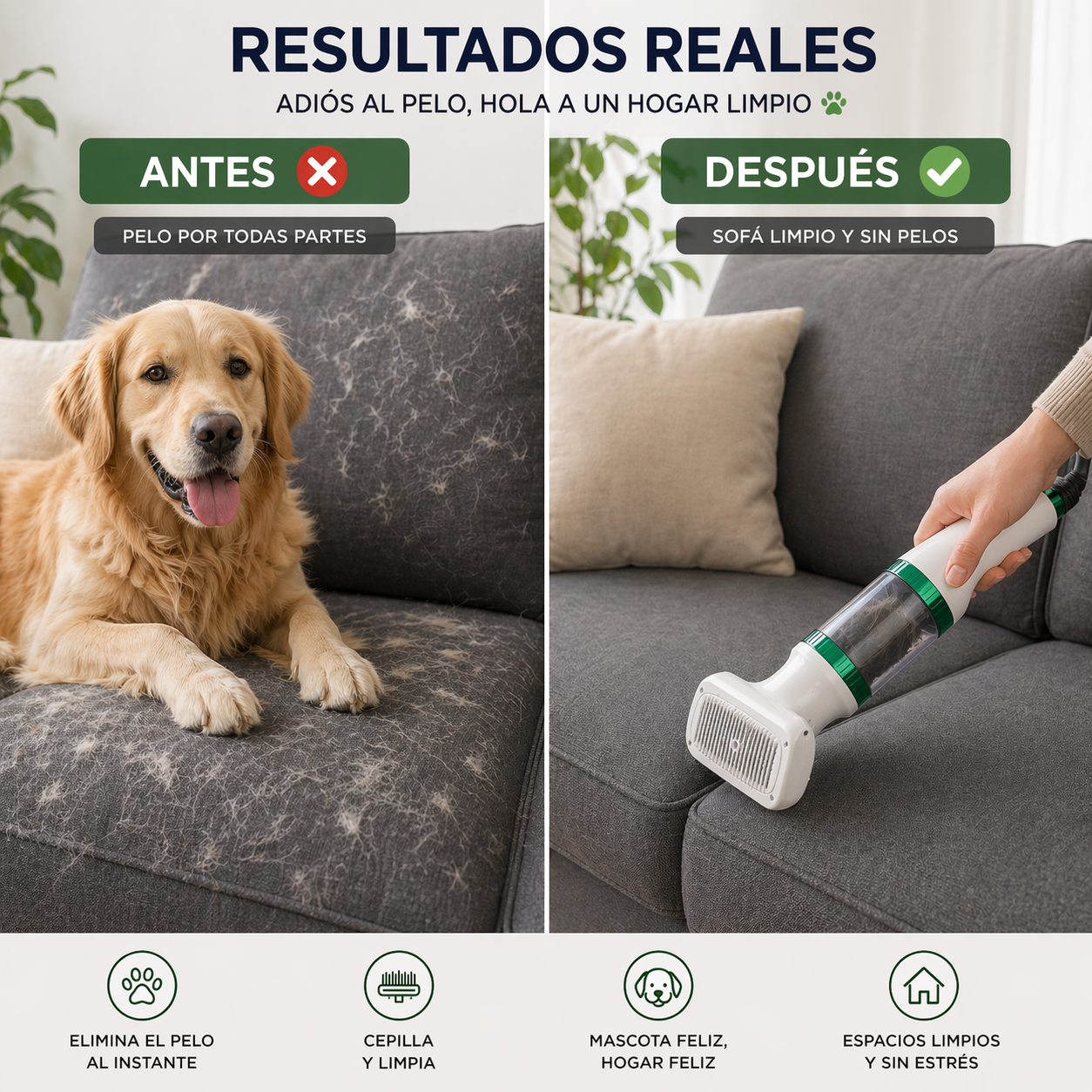 PETCARE ELITE™ - CEPILLO 2 EN 1
