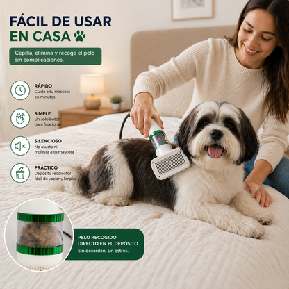 PETCARE ELITE™ - CEPILLO 2 EN 1