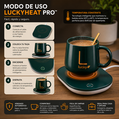 LuckyHeat Pro™ - Taza Electrica