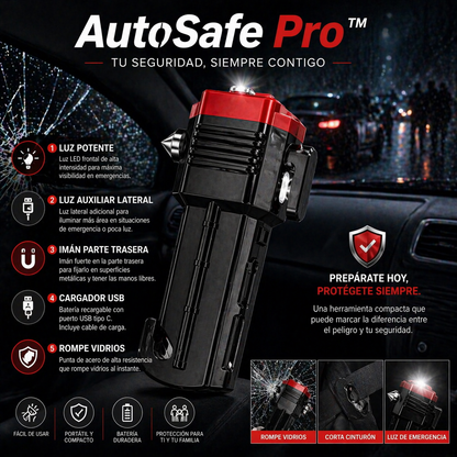 LINTERNA 4 EN 1 - AUTOSAFE PRO™