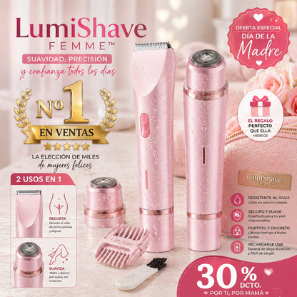 LumiShave Femme™ - Rasuradora 2 En 1
